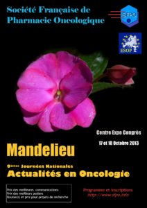 IXèmes Journées Nationales Actualités en Oncologie 2013