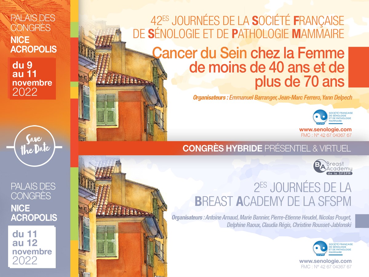 42èmes Journées de la Société Française de Sénélogie et de Pathologie Mammaire